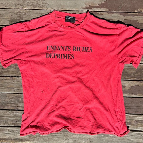 enfants riches deprimes e.r.d red tshirt - Picture 1 of 4